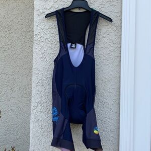 💚Enzo Customs Blue Trek Raam Cycle Bib Womens's XXL